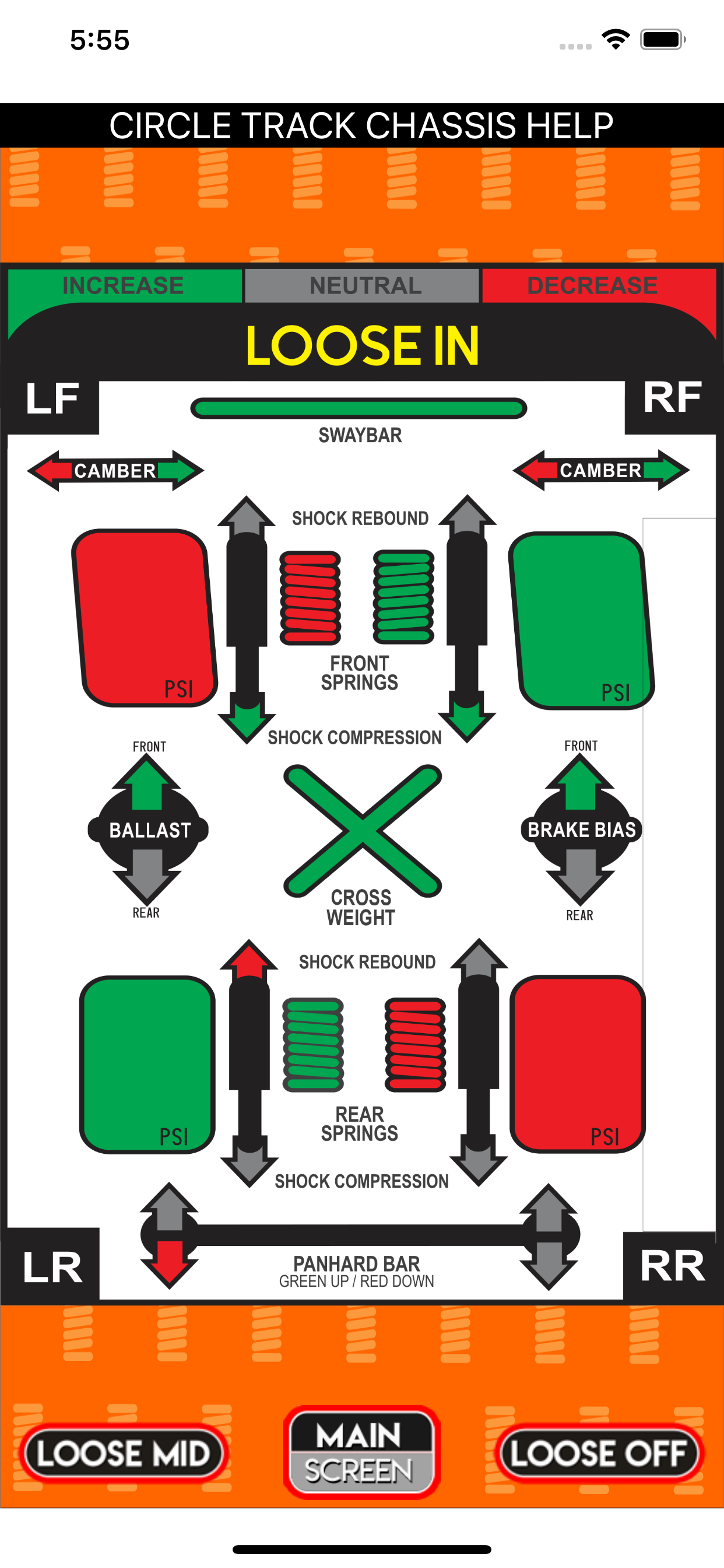 Circle Track Chassis Helper screenshot 3