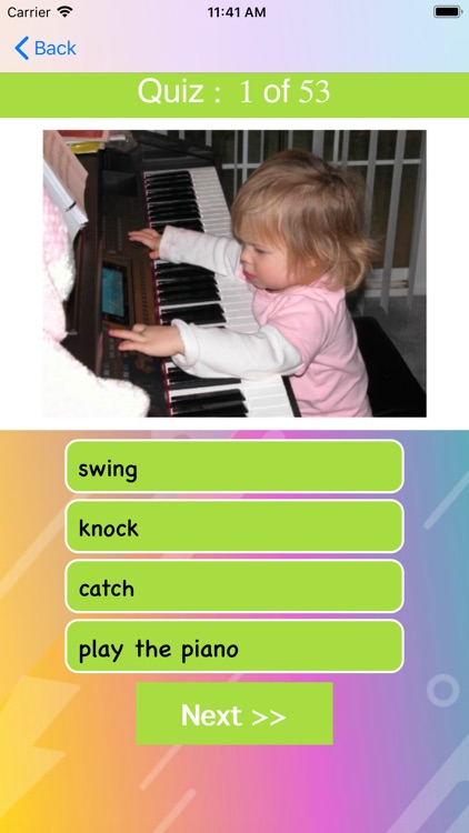English word:Action verbs screenshot-4
