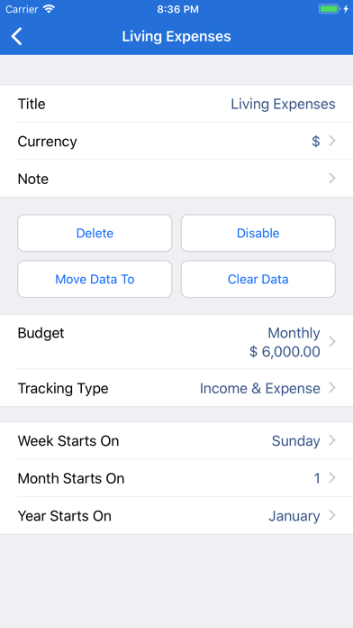 MoneyBook Pro Screenshot