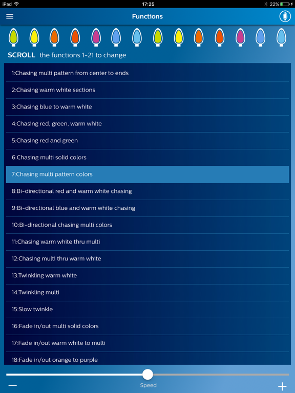 Philips Illuminate iPad screenshot