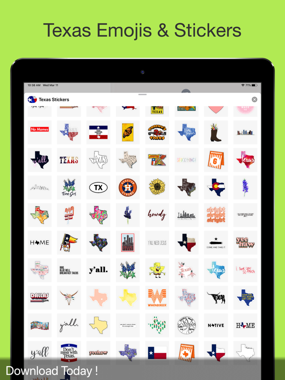 Screenshot #6 pour Texas Sticker