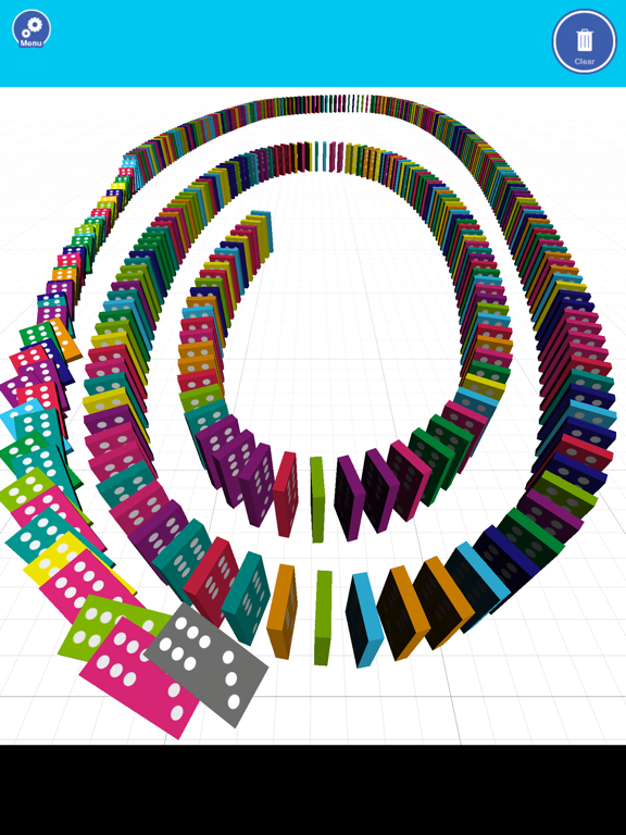 Easy Toppling Dominoes iPad screenshot 4 - Education app