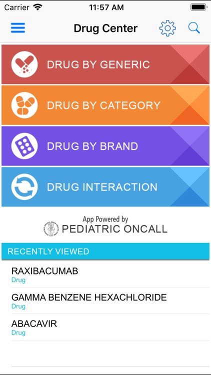 Drug Center - Pediatric Oncall