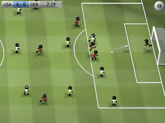 Stickman Soccer iPad app afbeelding 1