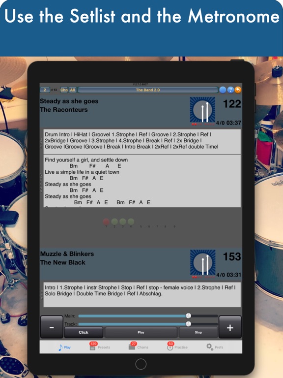 DrumSetlist Manager HD