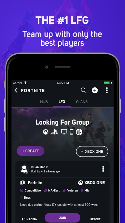 GamerLink - LFG & Clan Chat!