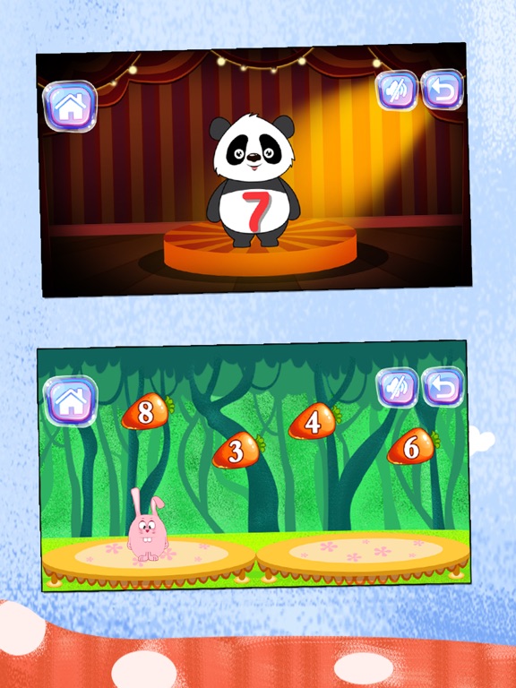 Simple numbers learning game iPad screenshot 5 - Education app