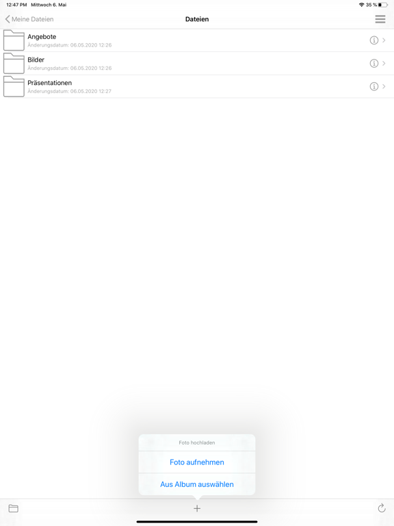 Communicare Drive iPad screenshot