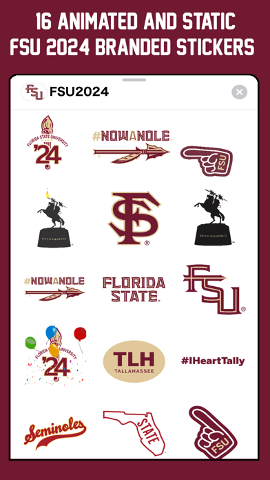 Screenshot #2 pour FSU Class of '24 Stickers