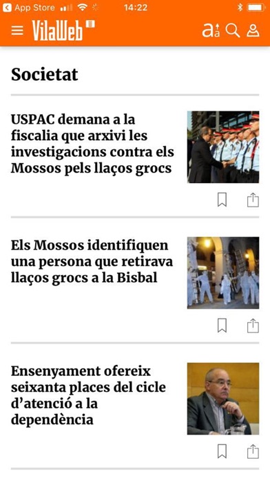 VilaWeb Screenshot