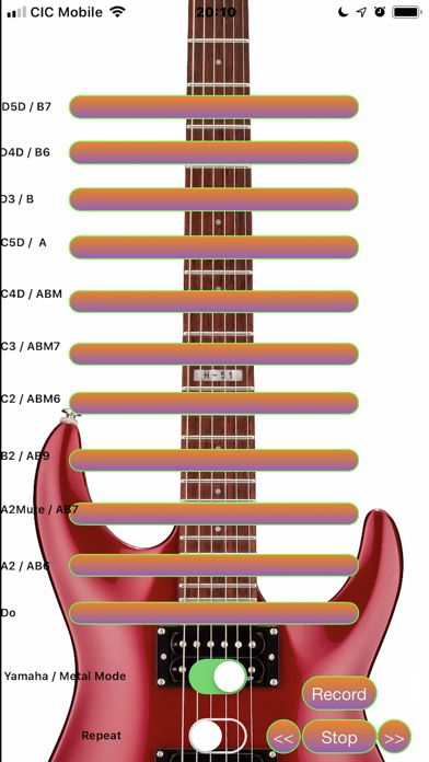 iTouchGuitar screenshot 2