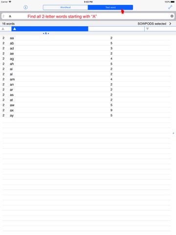 Words Finder Wordfeud/SOWPODSのおすすめ画像5