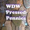 Find Pressed Pennies & Quarters in WDW in Orlando, and keep track of the ones you find
