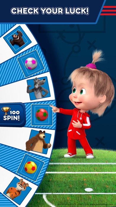 Masha and the Bear Soccer game screenshot 2
