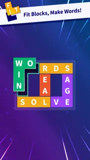 flow fit - word puzzle iphone screenshot 1