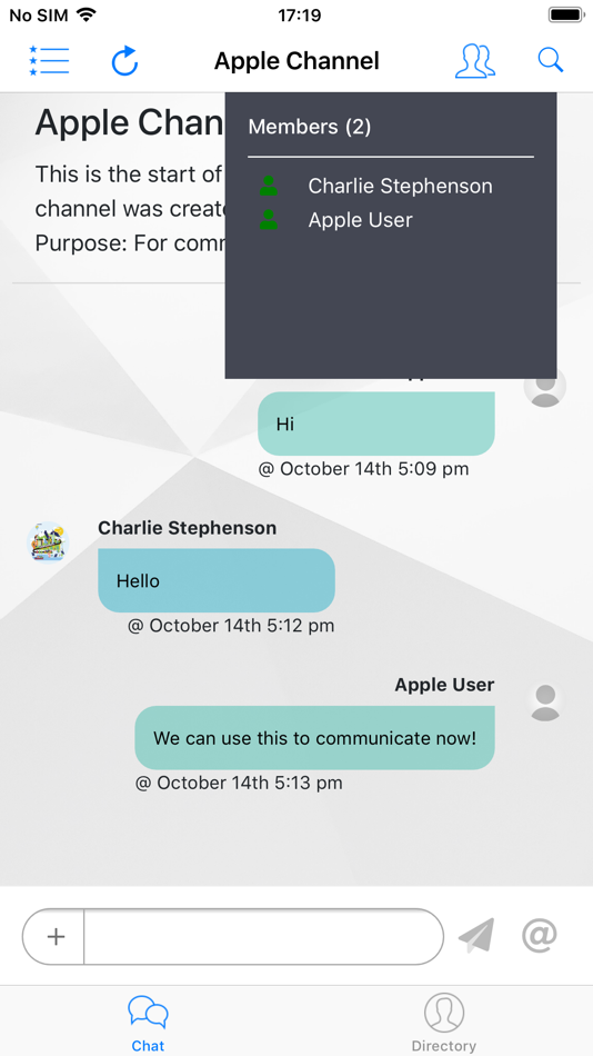 #5. Sentinel Chat Channels (iOS) 由: YUDU Ltd