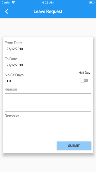 Screenshot #3 pour HRM Employee