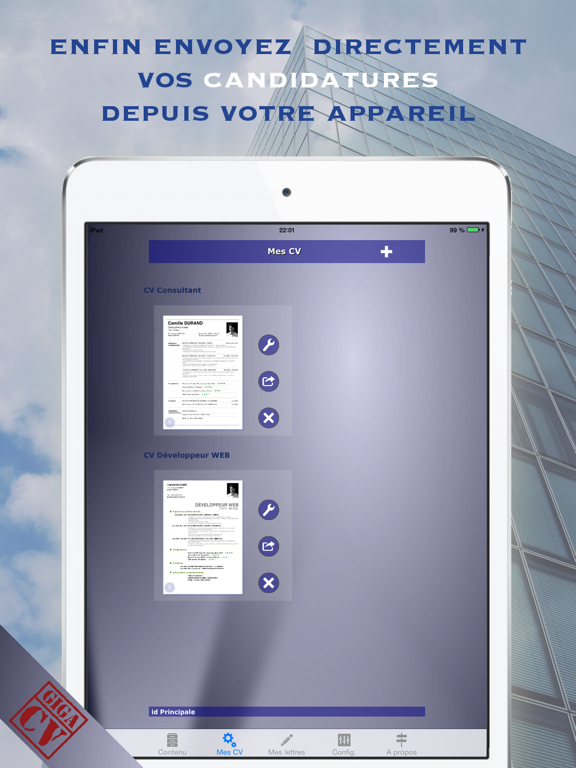 giga-cv Votre CV sur mesure giga-cv Votre CV sur mesure