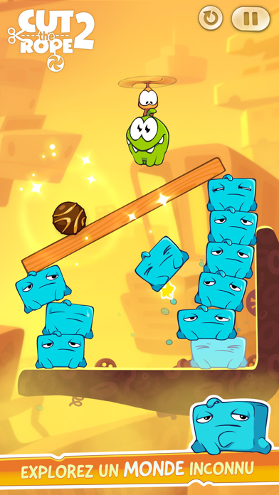 Screenshot #3 pour Cut the Rope 2: Om Nom's Quest