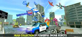 Game screenshot Police War Drone Robot Game apk