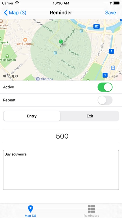 MapReminder