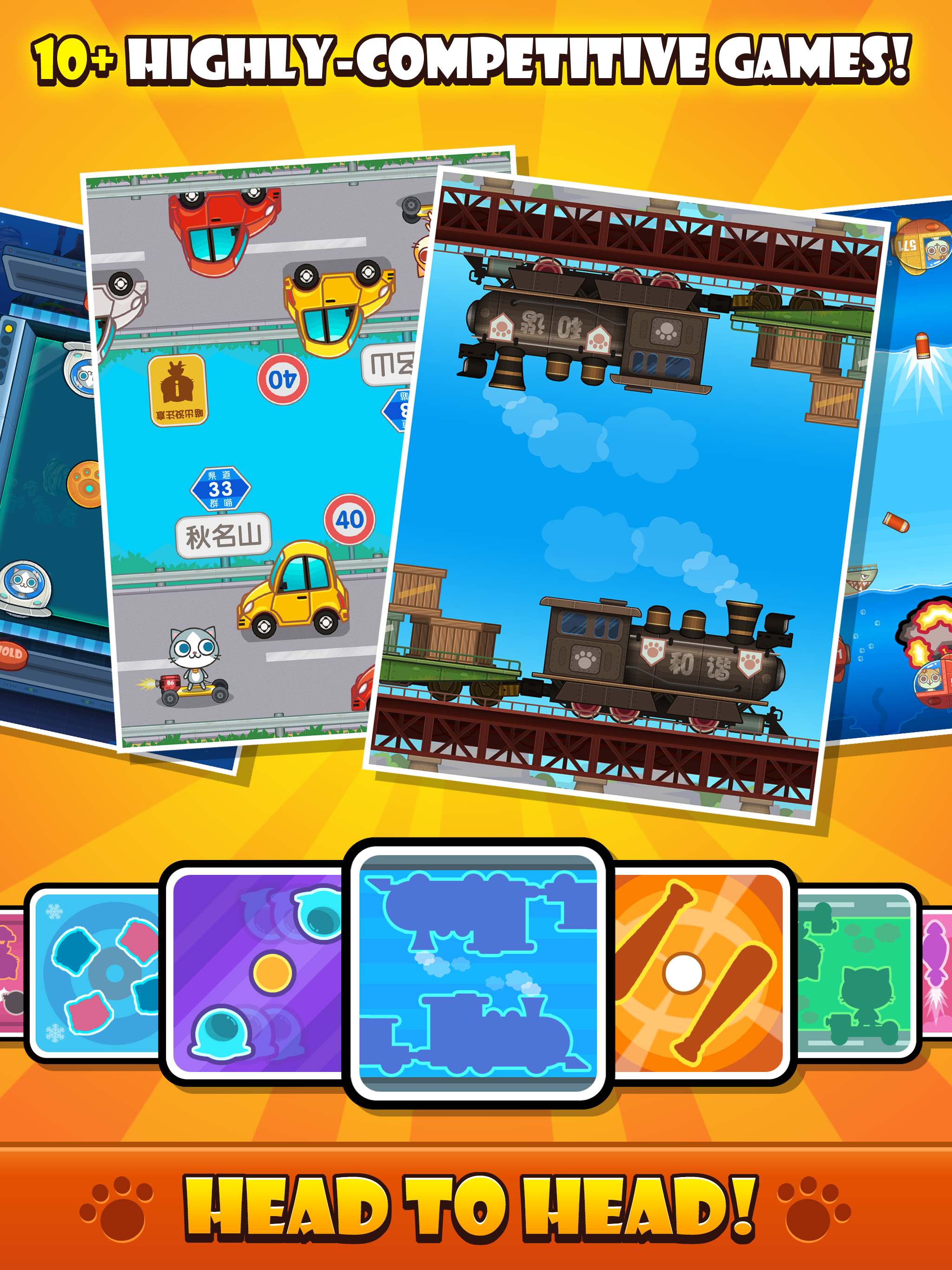 Cats Carnival -2 Player Games screenshot 7