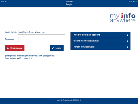 Screenshot #4 pour My Info Anywhere