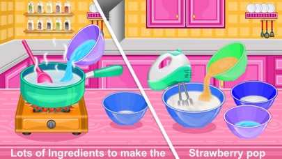 Screenshot #2 pour Strawberry Pops Cooking Games