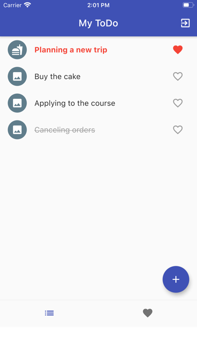 Screenshot #1 pour My ToDo apps
