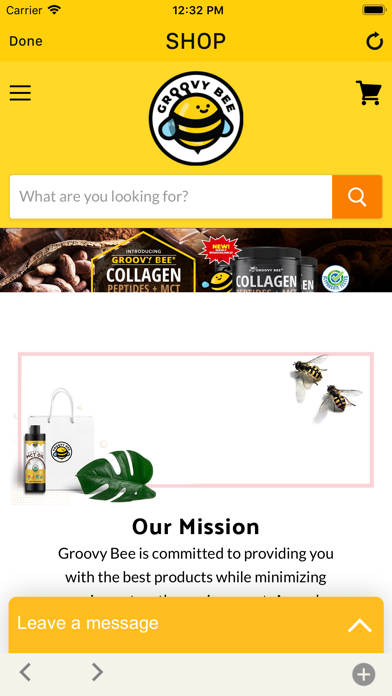 Groovy Bee App iPhone screenshot 5 - News app