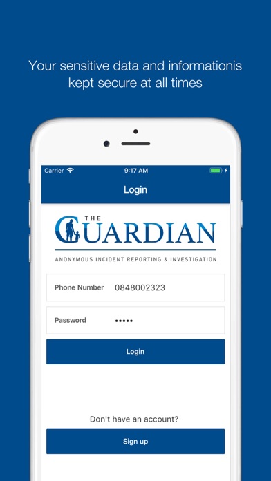 The Guardian App Screenshot