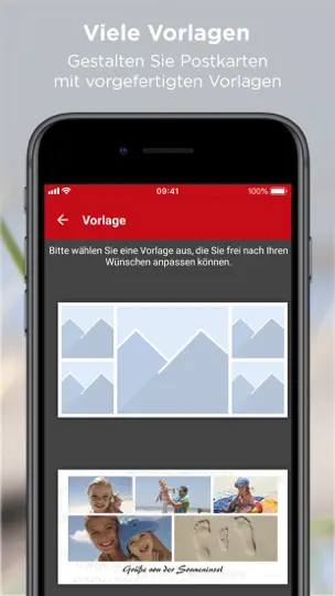 Screenshot von Cewe Postcard auf dem iPhone 2