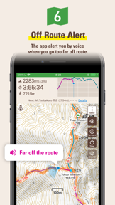Japan Alps Hiking Map screenshot