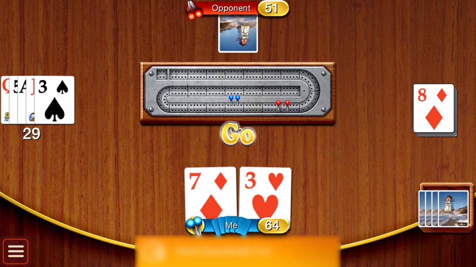 #5. Cribbage - Crib & Peg Game (iOS) By: WildCard Classics Inc