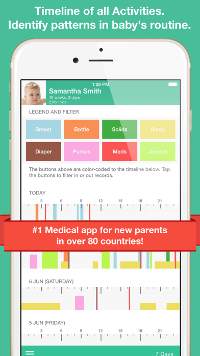 Screenshot #2 pour Feed Baby - Breastfeeding App