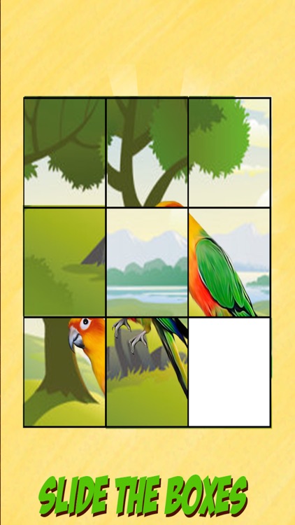 Bird Slide Puzzle Game