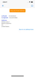 Show My Postal Address screenshot #1 for iPhone