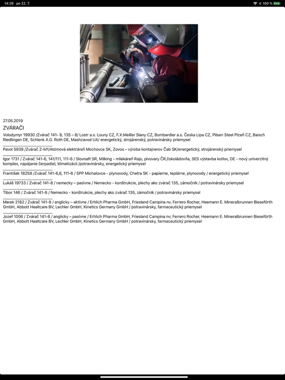 Screenshot #5 pour Job offers - Profiwelders