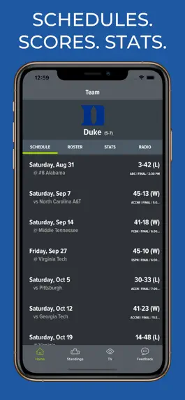 Game screenshot Duke Football Schedule mod apk