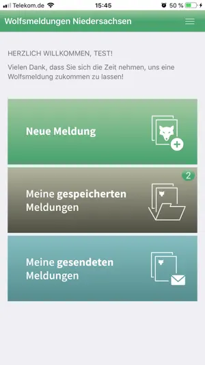 Wolfsmeldungen Niedersachsen screenshot 1