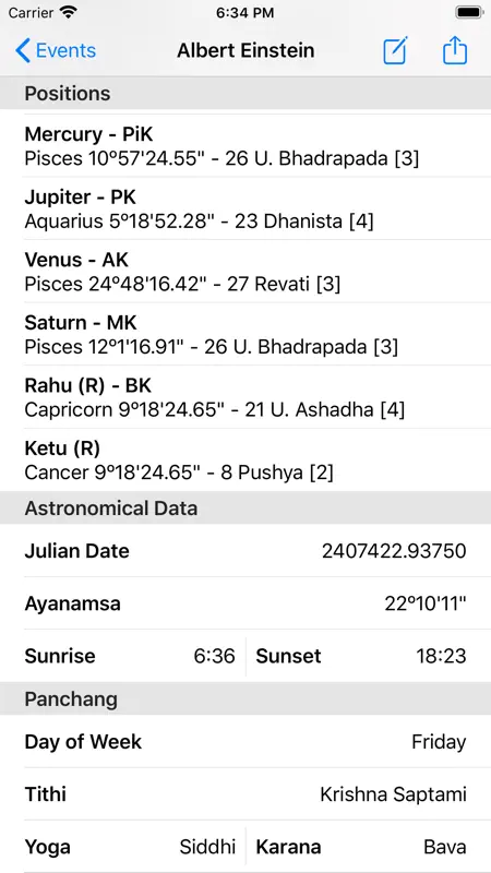 Jyotish Computer screenshot 3 of 5