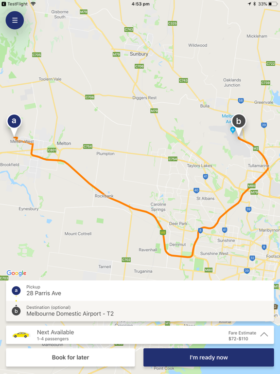 Screenshot #5 pour Melton Bacchus Marsh Taxicabs
