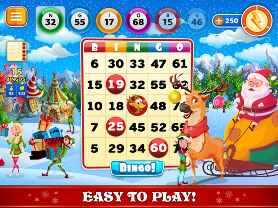 Bingo Christmas Holidays 2024 iPad screenshot 4 - Games app