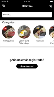 central gastronómica iphone screenshot 2