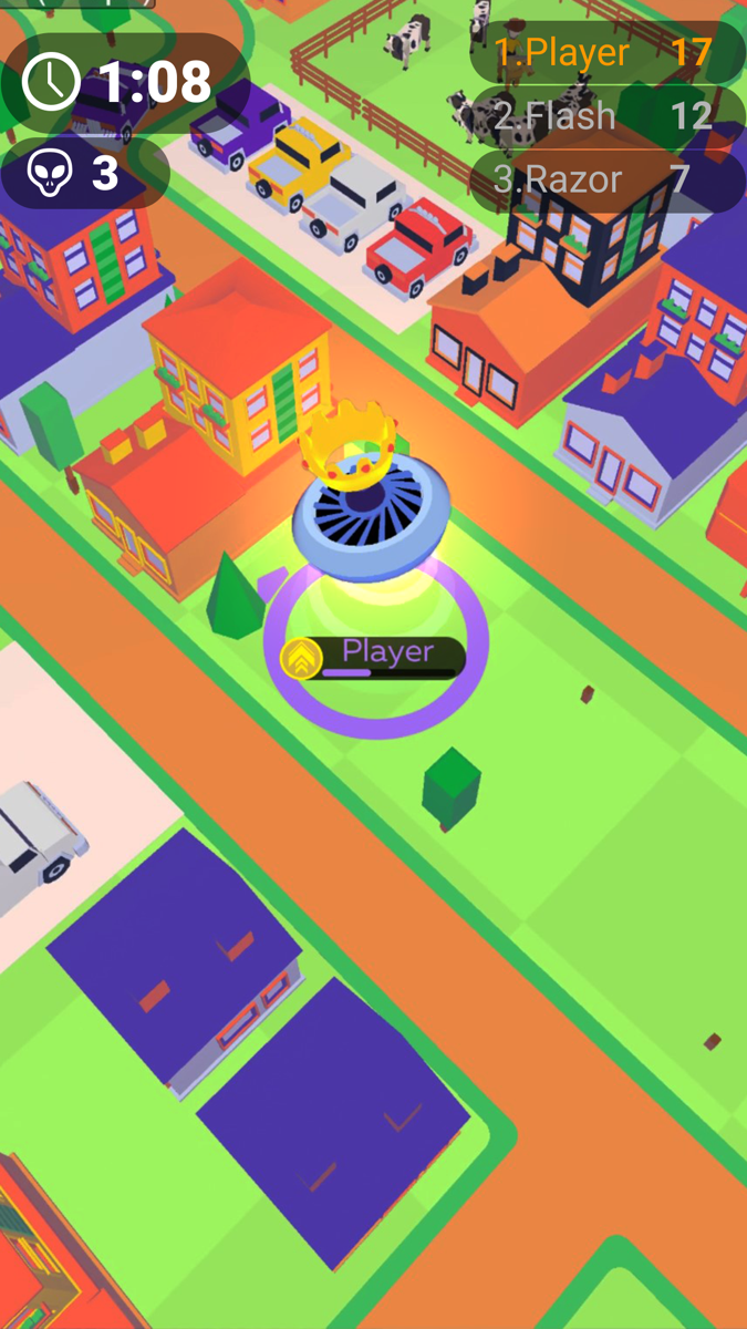 Crazy Spaceship.io: Alien Wars official gameplay screenshot 4