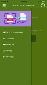 pdf to epub converter iphone screenshot 1