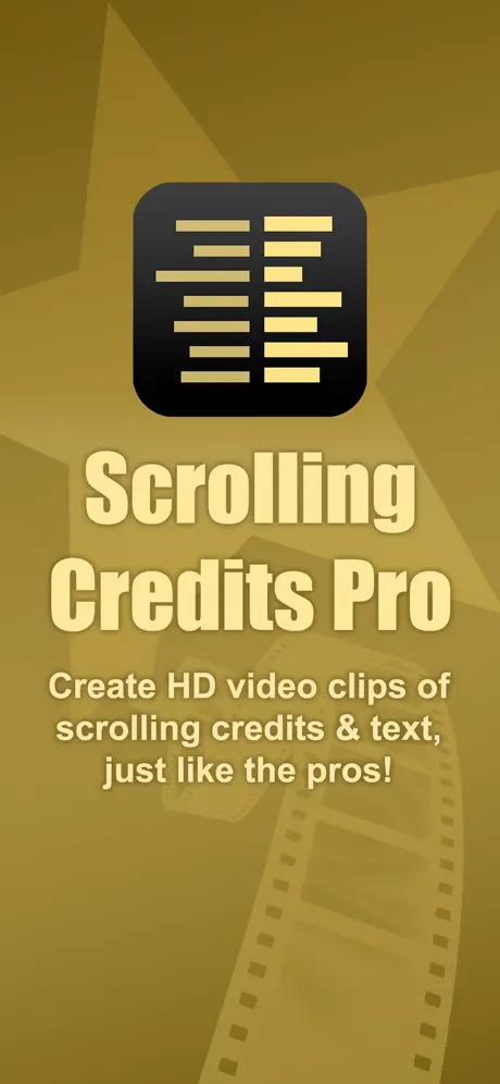 Scrolling Credits Pro