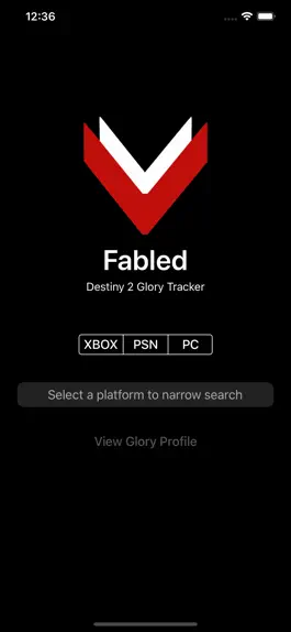 Game screenshot Fabled - Destiny Glory Tracker apk