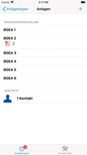 Screenshot von MySMS auf dem iPhone 2