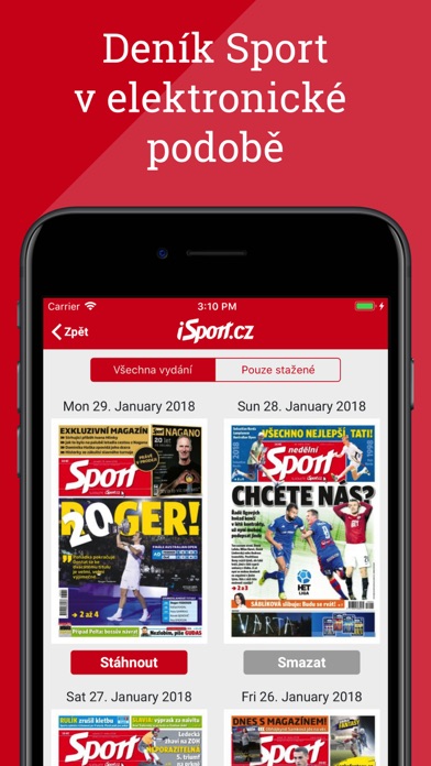 iSport.cz: zprávy a video Screenshot